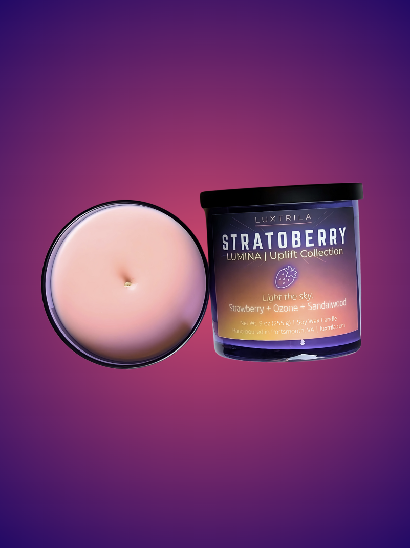 Stratoberry Candle